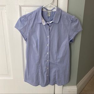 H&M short sleeve button down shirt